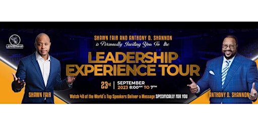 Leadership Experience Tour AM and PM Special Invite primary image