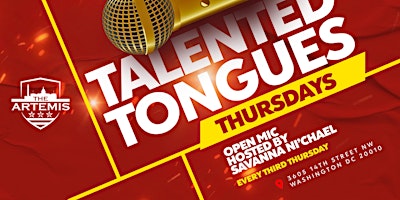 Talented Tongues - Open Mic Poetry and Vocals  primärbild