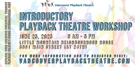 Introductory Playback Theatre Workshop