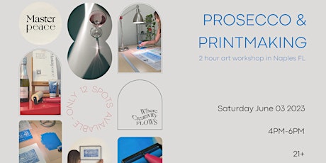 Prosecco and Printmaking Art Workshop