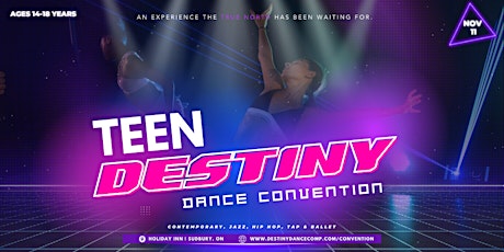 Destiny Dance Convention | Teen VIP Pass