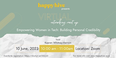Empowering Women in Tech: Building Personal Credibility Meetup