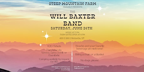 Will Baxter Band at Steep Mountain Farm