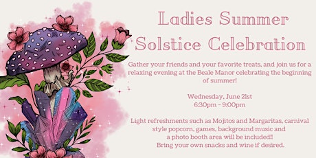 Ladies Summer Solstice Celebration