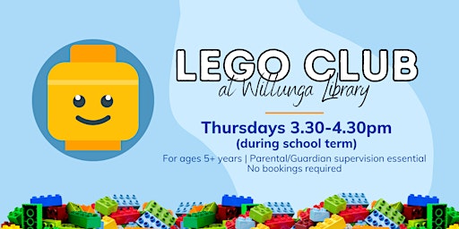 Imagem principal do evento Lego Club at Willunga Library