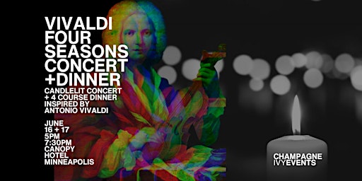 Candlelit Vivaldi Four Seasons Concert + Four Course Dinner primary image