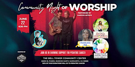 A Community Worship Night for Pediatric Cancer Awareness