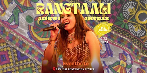 RANGTAALI with Aishwarya Majmudar LIVE  - Dandiya & Garba extravaganza  primärbild