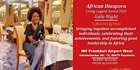 African Diaspora Living Legend Award & Gala Night 2023 in Frankfurt