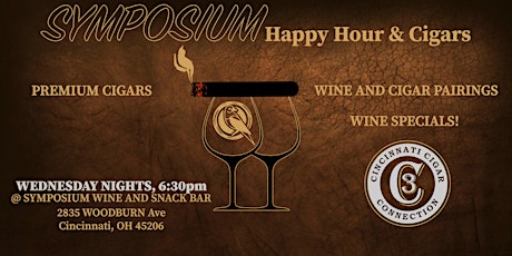 C3 Happy Hour and Cigars @ Symposium Wine and Snack Bar
