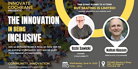 Community Innovators Series #6 - Innovation in being Inclusive
