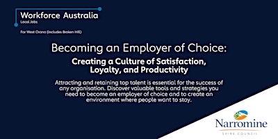 Image principale de Rescheduled – Becoming an Employer of Choice: Creating a Culture of Loyalty