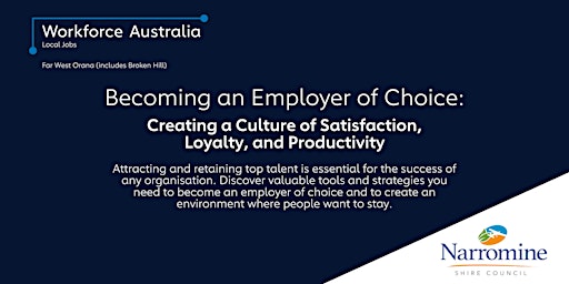 Immagine principale di Rescheduled – Becoming an Employer of Choice: Creating a Culture of Loyalty 