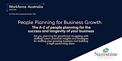 Hauptbild für Rescheduled People Planning for Business Growth: The A-Z of people planning