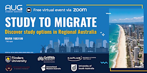 [AUG Australia] Study to Migrate: Discover Study Options in Regional Areas primary image