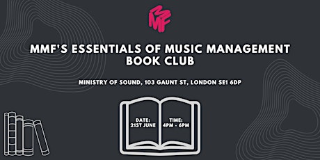 Hauptbild für MMF's Essentials of Music Management Book Club (London)