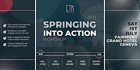 Imagen principal de Springing Into Action Workshop