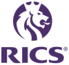 Logo van RICS Royal Institution of Chartered Surveyors
