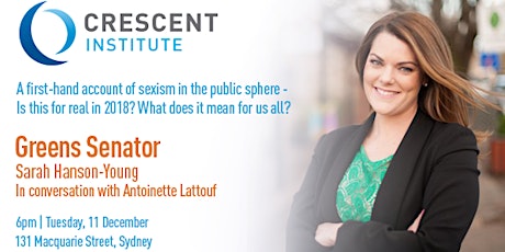 Sarah Hanson-Young at the Crescent Institute primary image