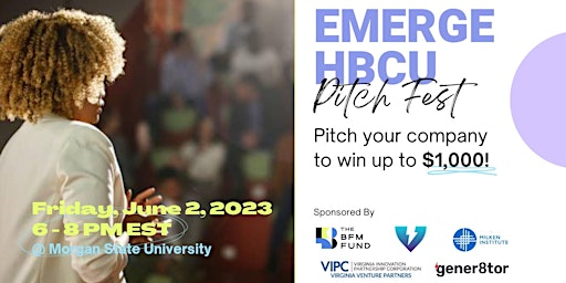 EMERGE: HBCU PitchFest primary image