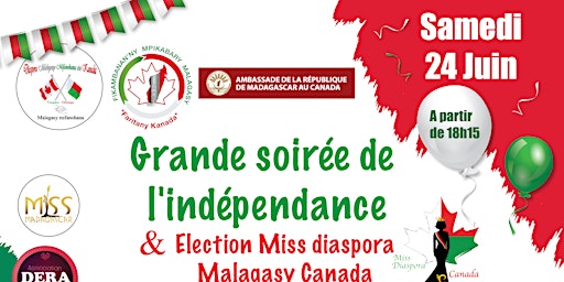 SOIRÉE DE L'INDÉPENDANCE DE MADAGASCAR AU CANADA primary image