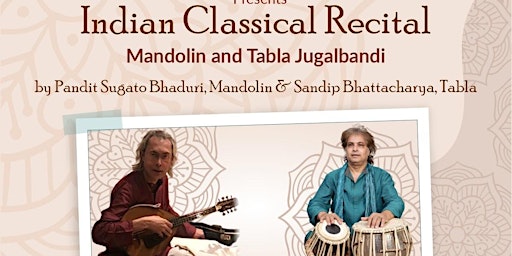 Indian Classical Recital - Mandolin and Tabla Jugalbandi primary image