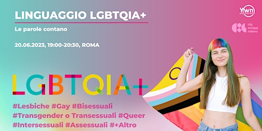Immagine principale di Linguaggio LGBTQAI+  - Le parole contano  @Roma 