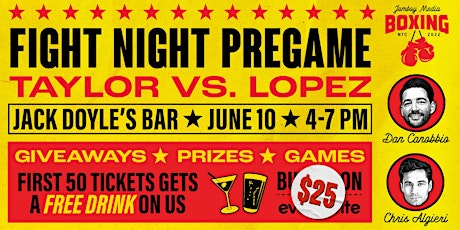Fight Night Pregame - Taylor vs. Lopez