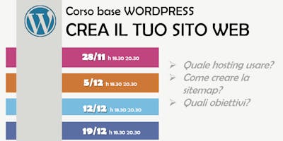 Come creare il tuo sito web con Wordpress Come creare il tuo sito web con Wordpress
