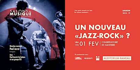 Image principale de Un Nouveau "Jazz-Rock" ? | Les Salons de Musique du Conservatoire de Nanterre