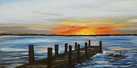 Sunset over the Boardwalk - Paint and Sip by Classpop!™