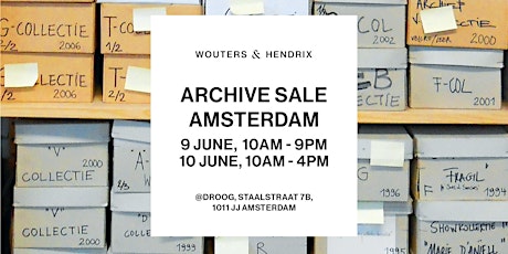 Wouters & Hendrix Archive Sale Amsterdam 9 & 10 June