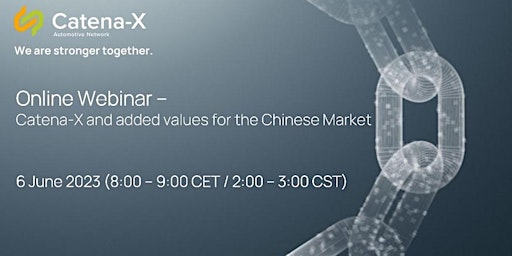Catena-X Automotive Network – Added values for the Chinese Market primary image