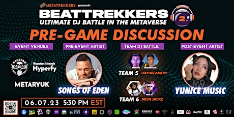 MetaTrekkers Presents: BeatTrekkers 2 Pre-Game Event/Discussion Week 3