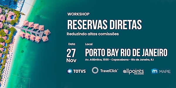 Reservas diretas | Reduzindo altas comissões - Rio de Janeiro