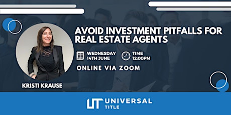 Avoid Investment Pitfalls for Real Estate Agents