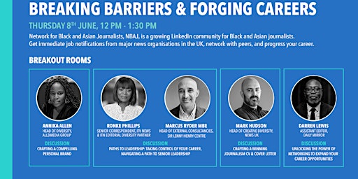 Black Create Connect Partnership : NBAJ Breaking Barriers & Forging Careers primary image