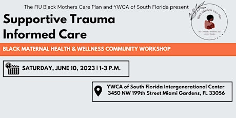 Black Maternal Health & Wellness Community Workshop