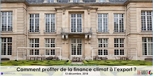 Comment profiter de la finance climat à l’export