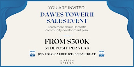 Exclusive Dawes Tower II Sales Event - Units from $500K!