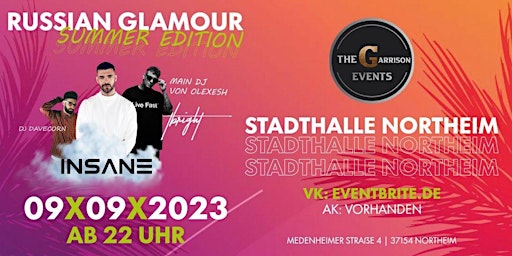 09.September 2023 ★ RUSSIAN GLAMOUR • SUMMER EDITION★ STADTHALLE NORTHEIM ★ primary image