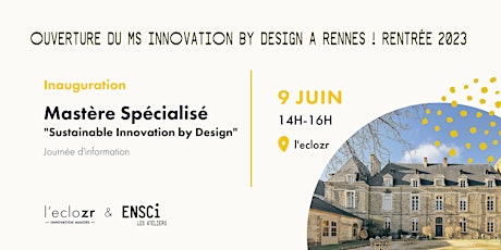 Inauguration mastère spécialisé  "SustainabIe Innovation By Design" - ENSCI
