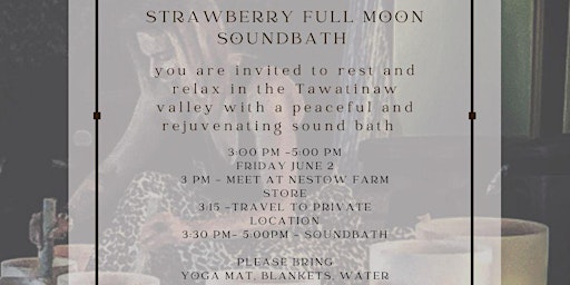 Mommas and their babes Full moon soundbath primary image