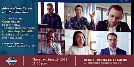 Global Business Leaders Toastmasters Open House