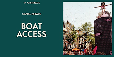W Amsterdam Pride Boat
