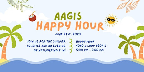 AAGIS Happy Hour - June 21st, 2023