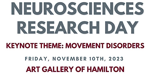McMaster University Neurosciences Research Day 2023 primary image