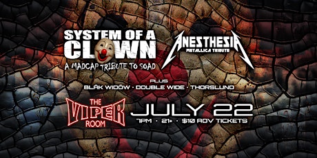 System Of A Down and Metallica Tribute Night