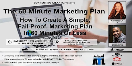 The 60 Minute Marketing Plan primary image