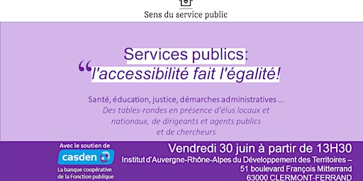 Image principale de Services publics : l'accessibilité fait l'égalité !